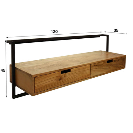 TV cabinet Air Solid  Solid Natural Acacia
