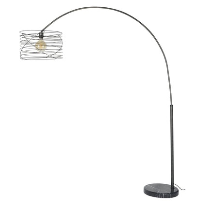 Arc Lamp Ø45 curl / Charcoal