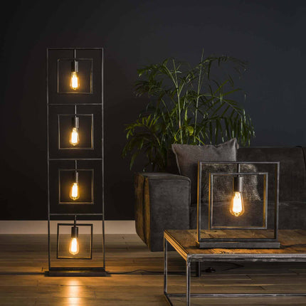 Floor Lamp 4L Turn square / Charcoal