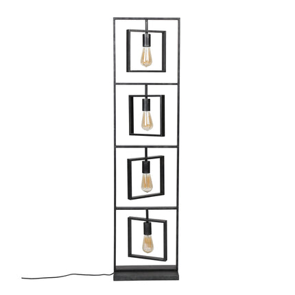 Floor Lamp 4L Turn square / Charcoal