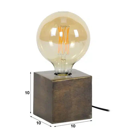 Table Lamp block/Zwart nikkel / Black Nickel