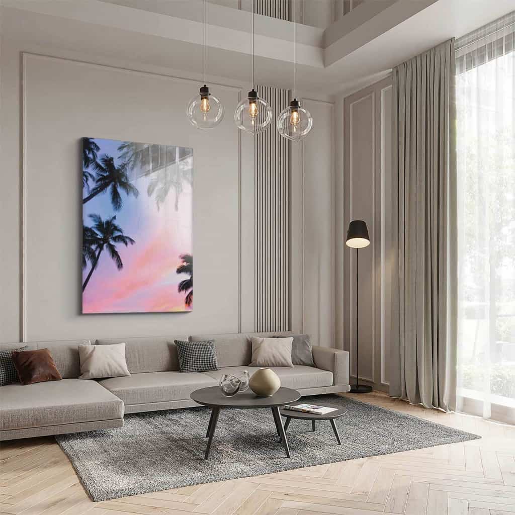 Pink Trees - Verre