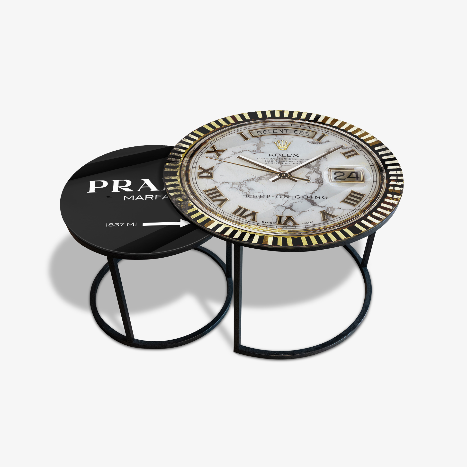 Table basse Noir - Luxury Life I