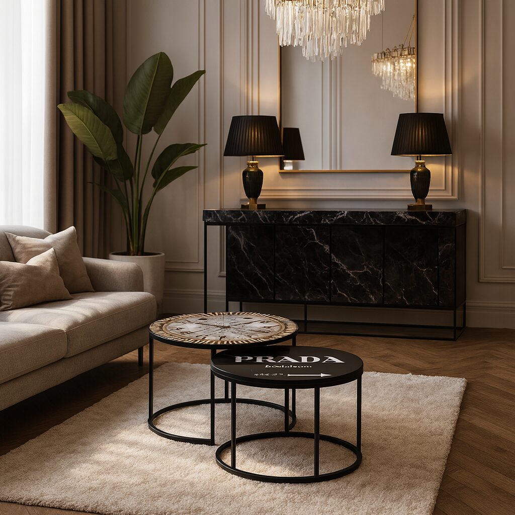 Table basse Noir - Luxury Life I