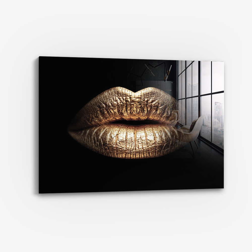 Golden Lips II - Verre