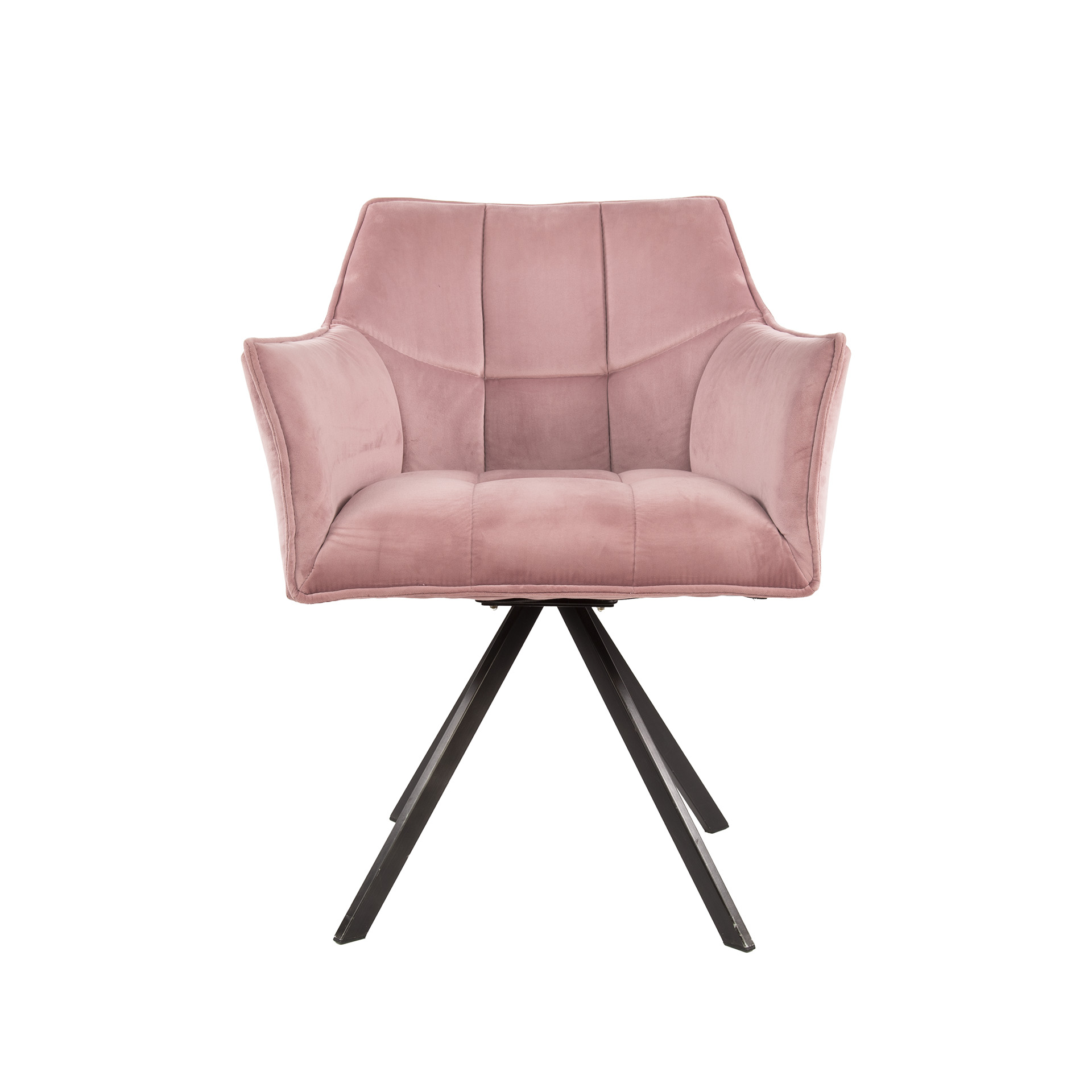 Grille de fauteuil rotative. VPE2 / Velours rose
