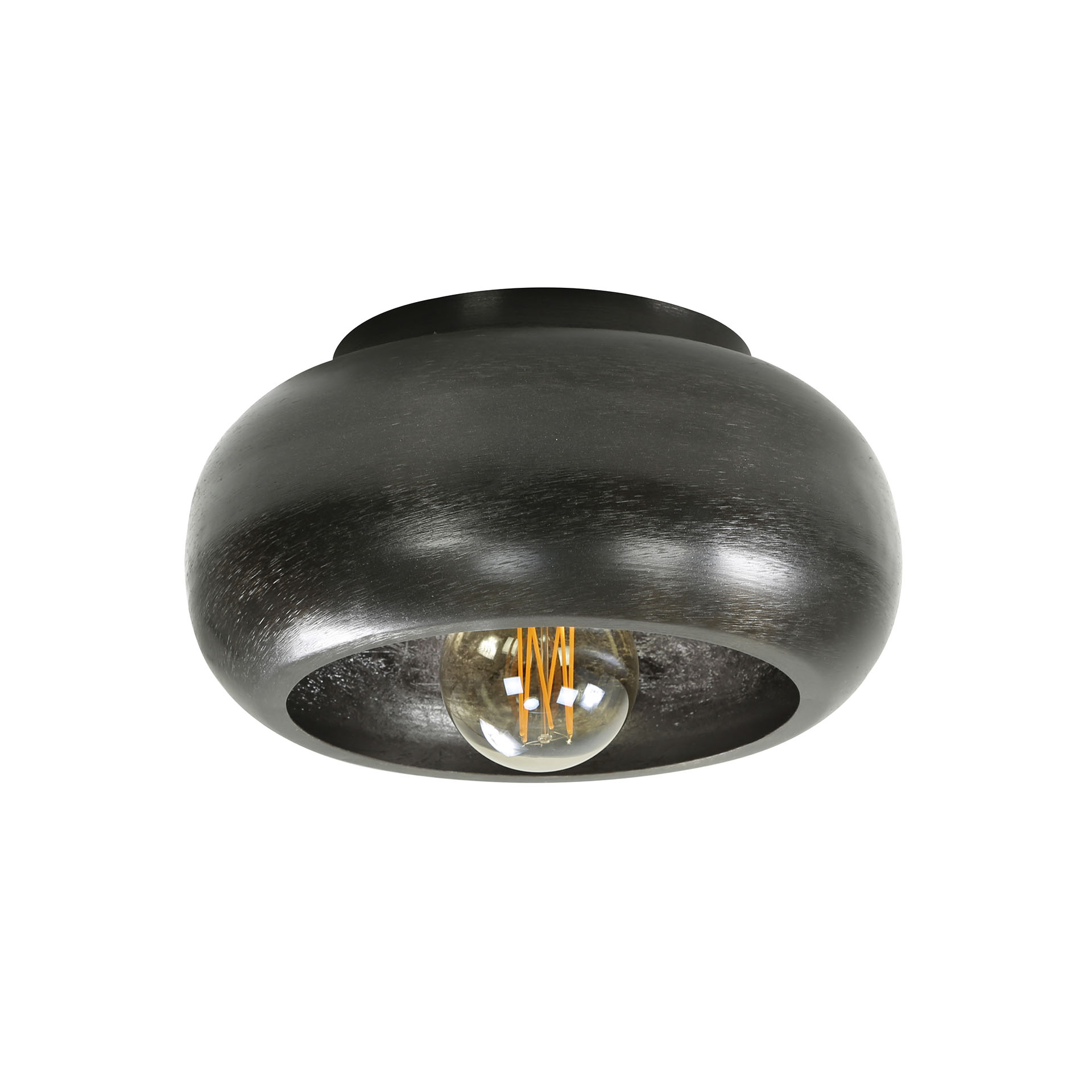 Plafonnier ciel Ø34 / Nickel noir