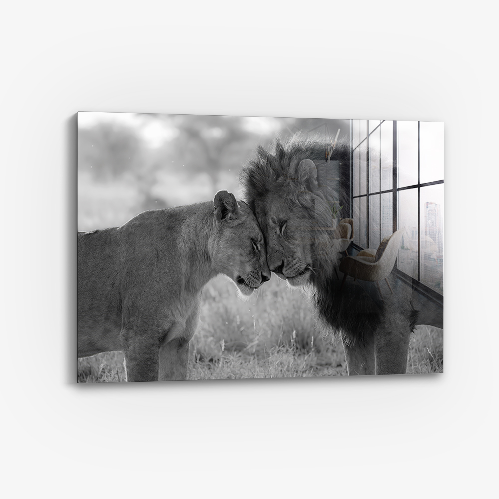 Loving Lion - Verre