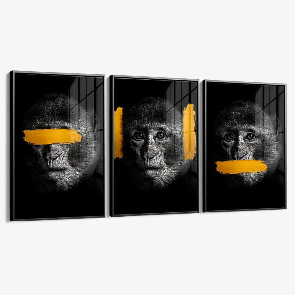 Bundle: “3 Wise Monkeys” (3x) - Verre