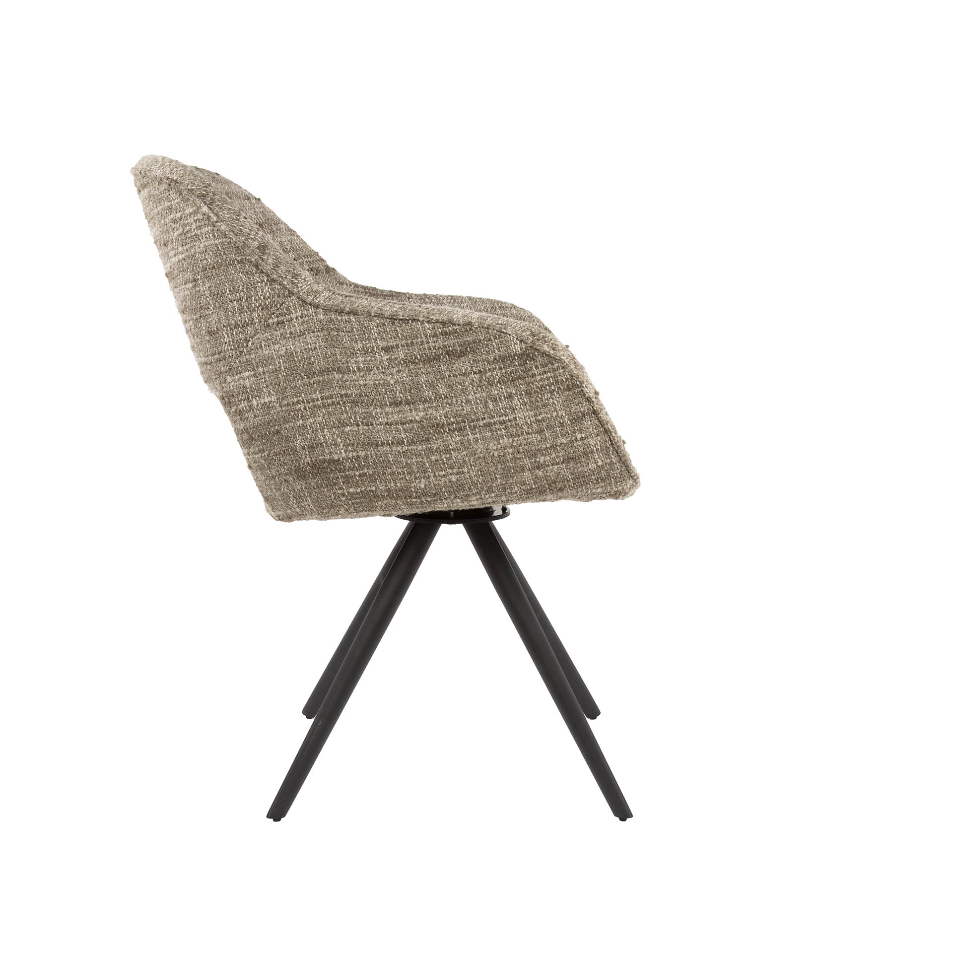Fauteuil à ressorts pivotant. VPE2 / Couleur sable aigle