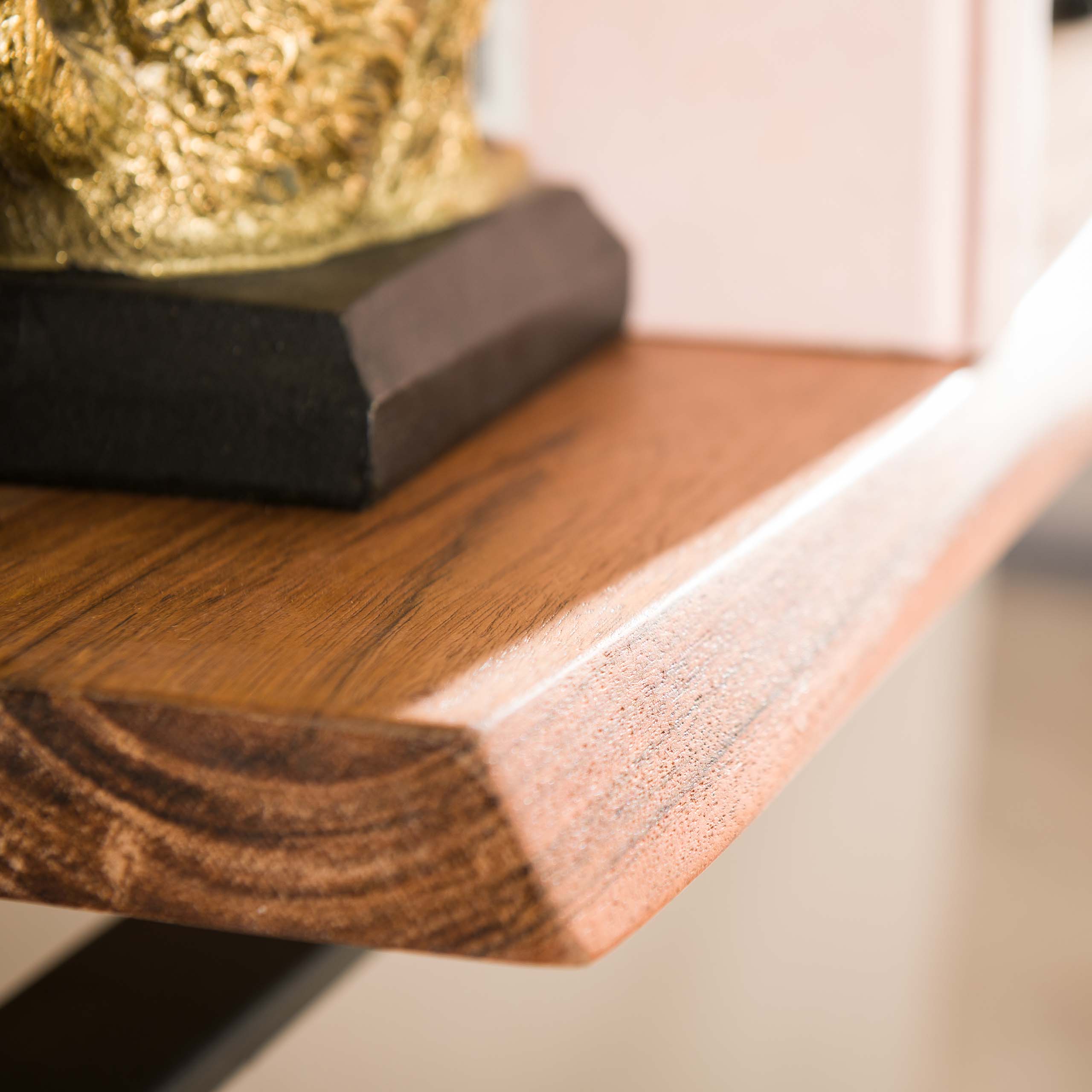 Etagère murale Lean lot de 3 - Acacia massif