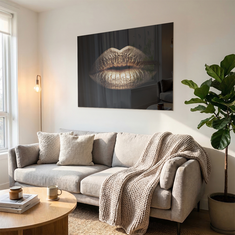 Golden Lips II - Verre