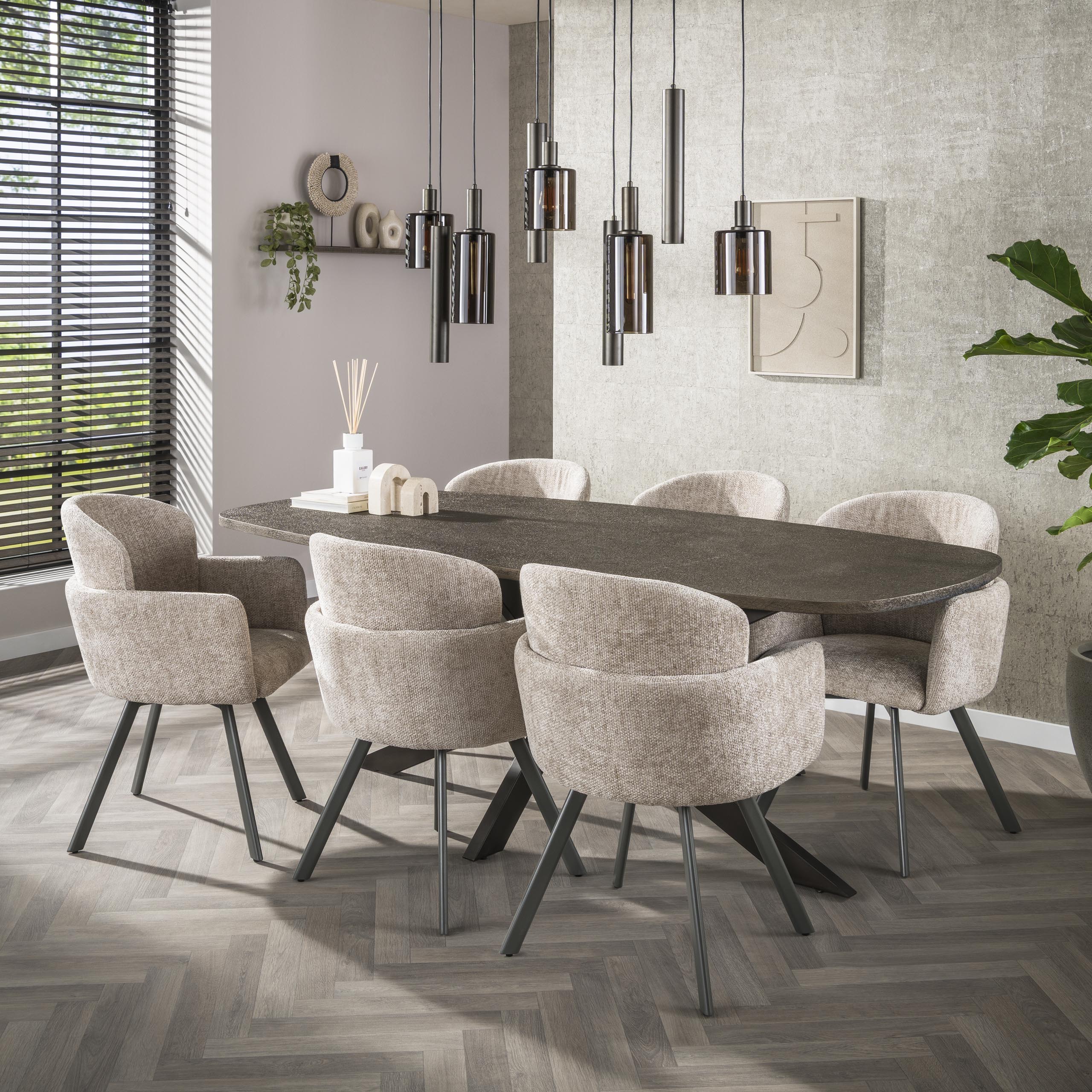 Fauteuil Embrace rotatif - lot de 2 - Hoven sable