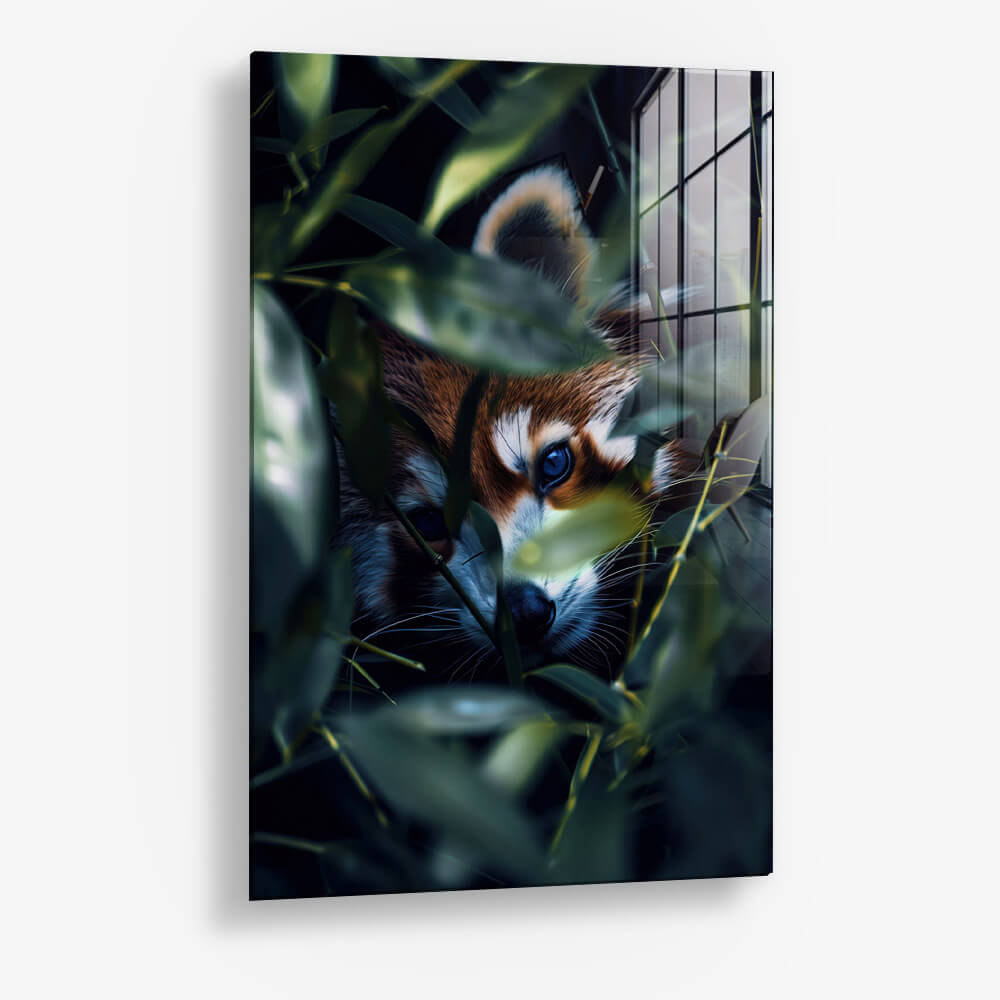 Fox between the Leaves – Verre