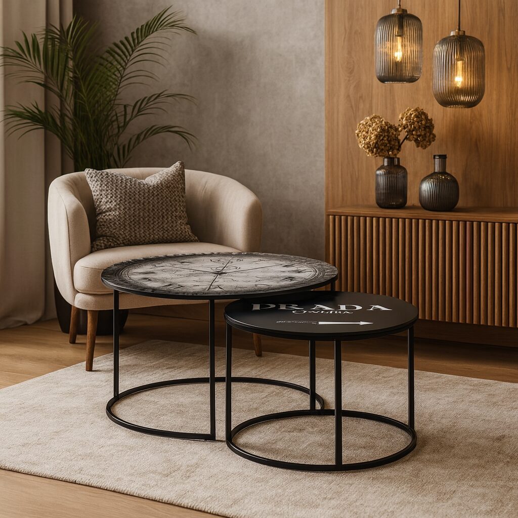 Table basse Noir - Luxury Life II