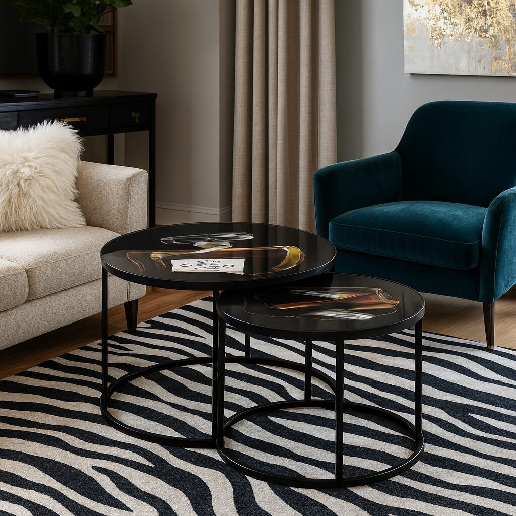 Table basse Noir - N5 Droplet