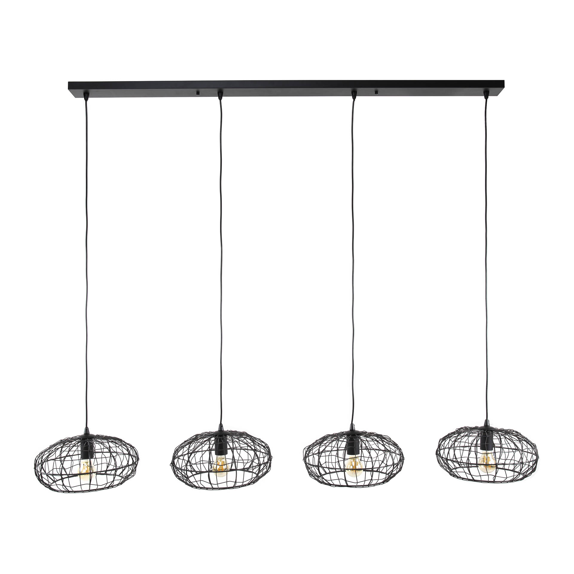 Lampe suspendue 4L connect XL / Noir marron