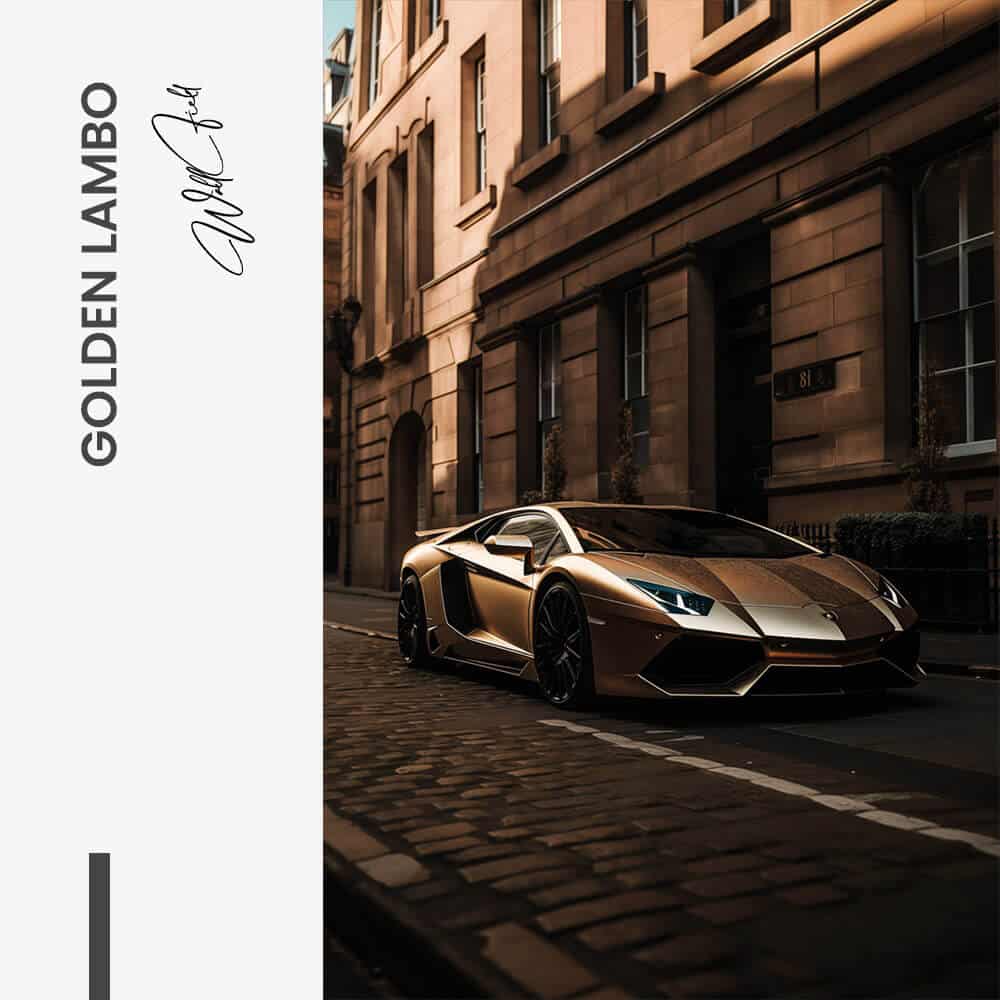 Golden Lambo – Verre