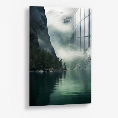 Misty Lake II – Glass