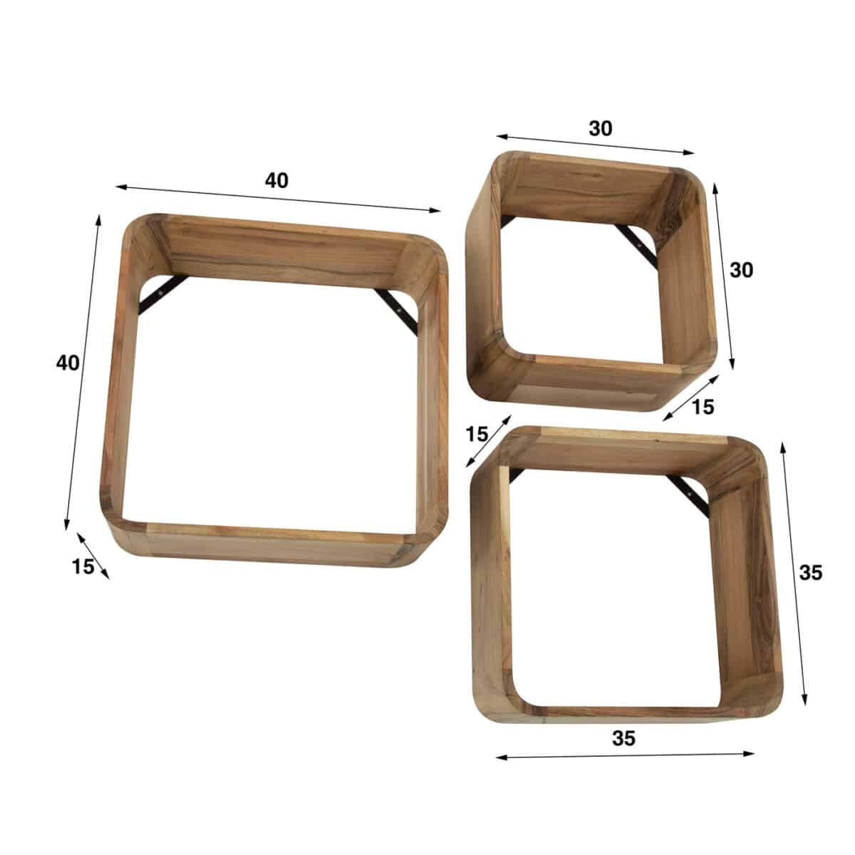 Étagère murale Cube set/3 – Image 4