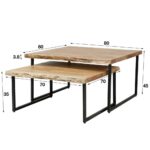 Table basse set/2 Sky – Image 3