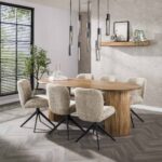 Table à manger 215 wave / Solid Mango (Sand Color) – Image 2