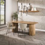Table à manger 215 wave / Solid Mango (Sand Color) – Image 3