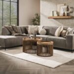 Table basse Set tweak Ø65/Ø50 / Solid Mango (Sand Color)