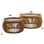 Table basse Artisan's Edge set/2 – Image 8