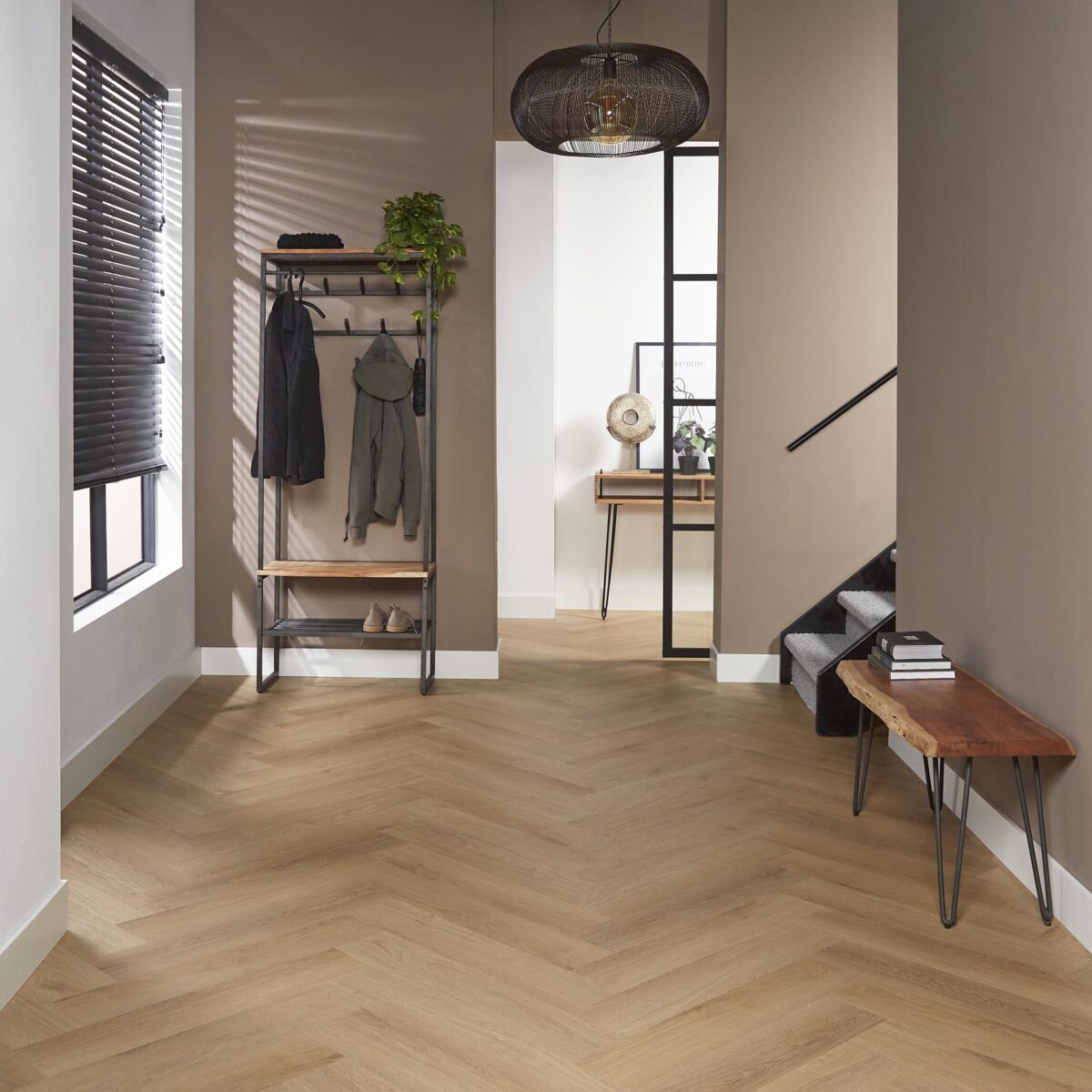 Garde-robe roede edge / Acacia naturel massif – Image 2