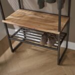 Garde-robe roede edge / Acacia naturel massif – Image 3