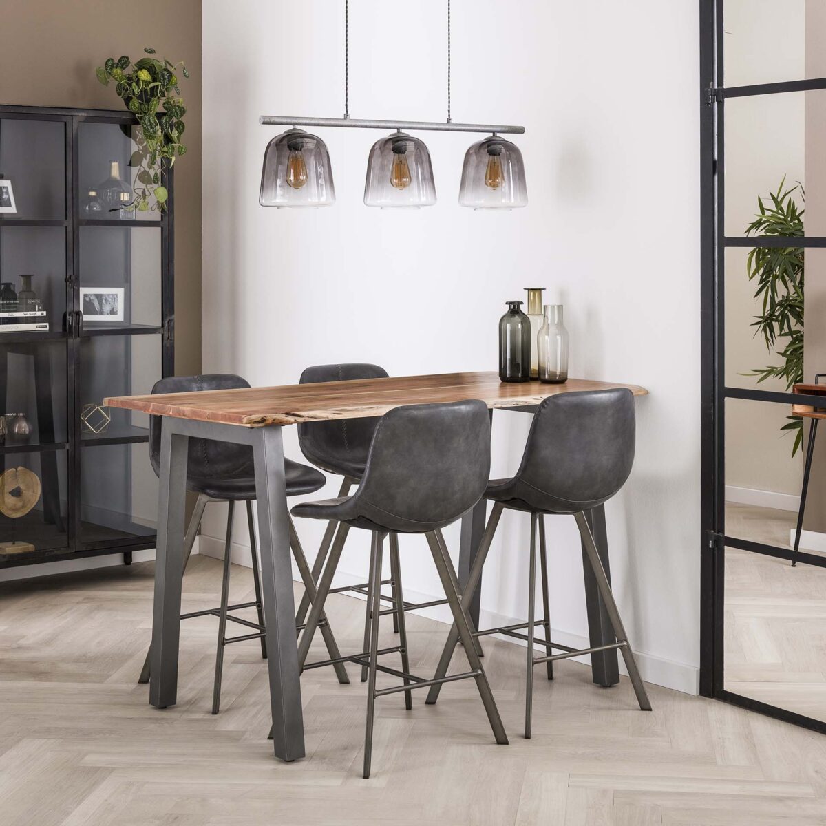 Table de bar 147 Edge 25mm / Acacia naturel massif – Image 2