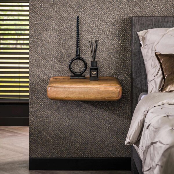 Table de chevet sleek / Solid Mango (Sand Color)