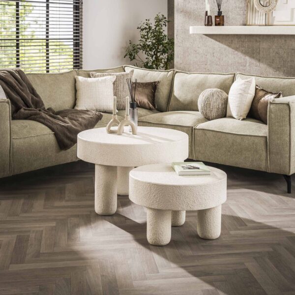 Table basse D60 bulky stone / Composite de marbre