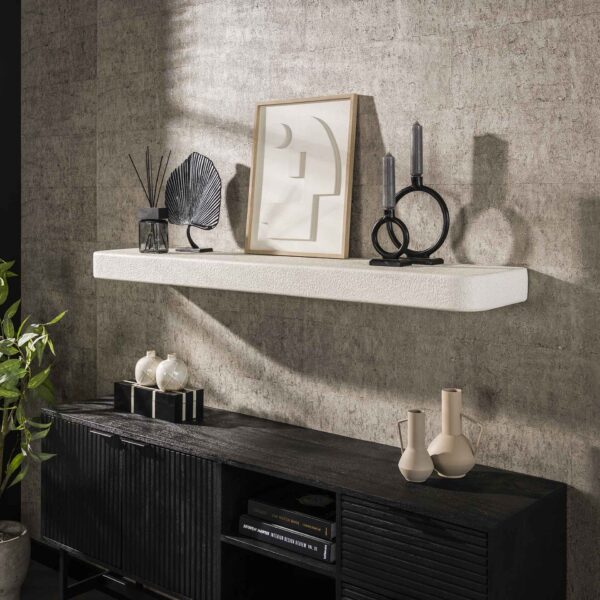 Étagère murale 150cm stone / Composite de marbre