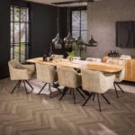 Table à manger extend 175/275 / Acacia naturel massif