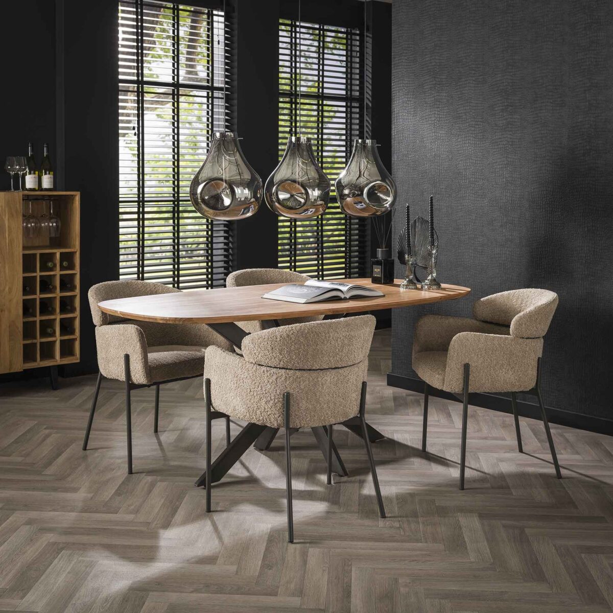 Table à manger 180 Arhus solid / Acacia naturel massif – Image 2