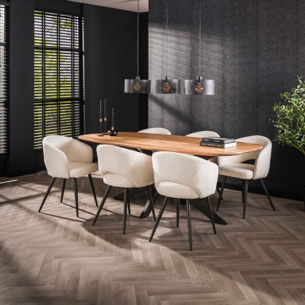 Table à manger 215 Arhus solid / Acacia naturel massif