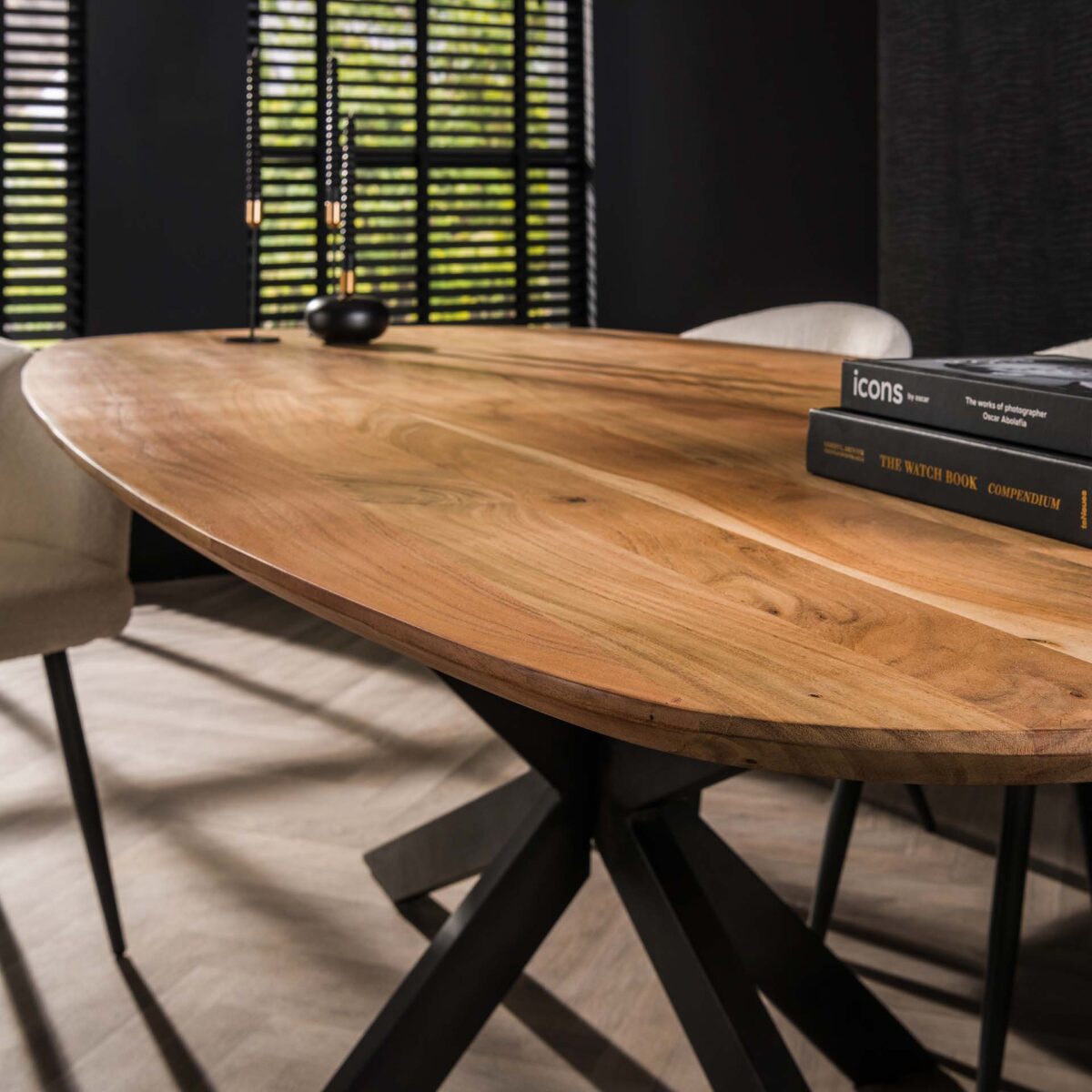 Table à manger 215 Arhus solid / Acacia naturel massif – Image 3