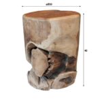 Table d'appoint Natural Rustic – Image 5