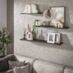 Étagère murale Ferro set/3 / Bronze antique