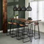 Tabouret de bar Ergo en bois VPE4 / Acacia massif naturel – Image 4
