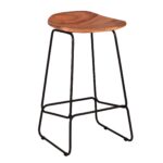 Tabouret de bar Ergo en bois VPE4 / Acacia massif naturel – Image 5