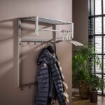 Porte-manteau double Kapstok Long Steel (8 haken)