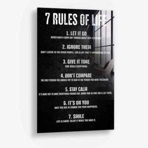 7 Rules of Life – Verre