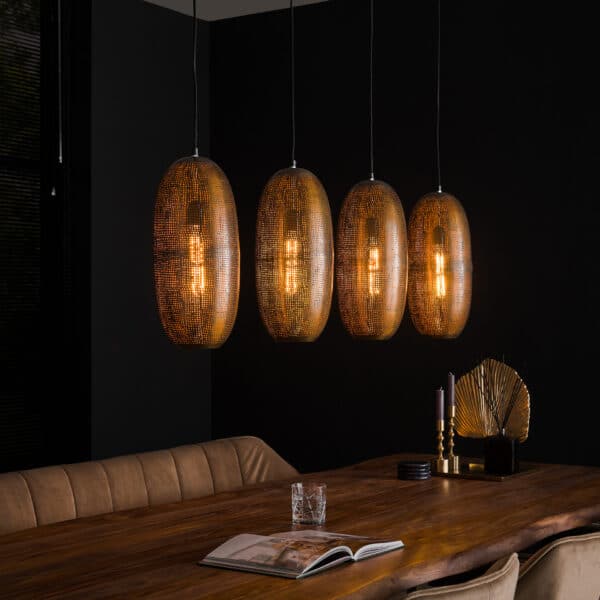 Lampe suspendue 4L cosmic / Bronze antique