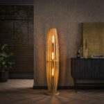 Lampadaire 3L orbit L / Mangue naturelle solide