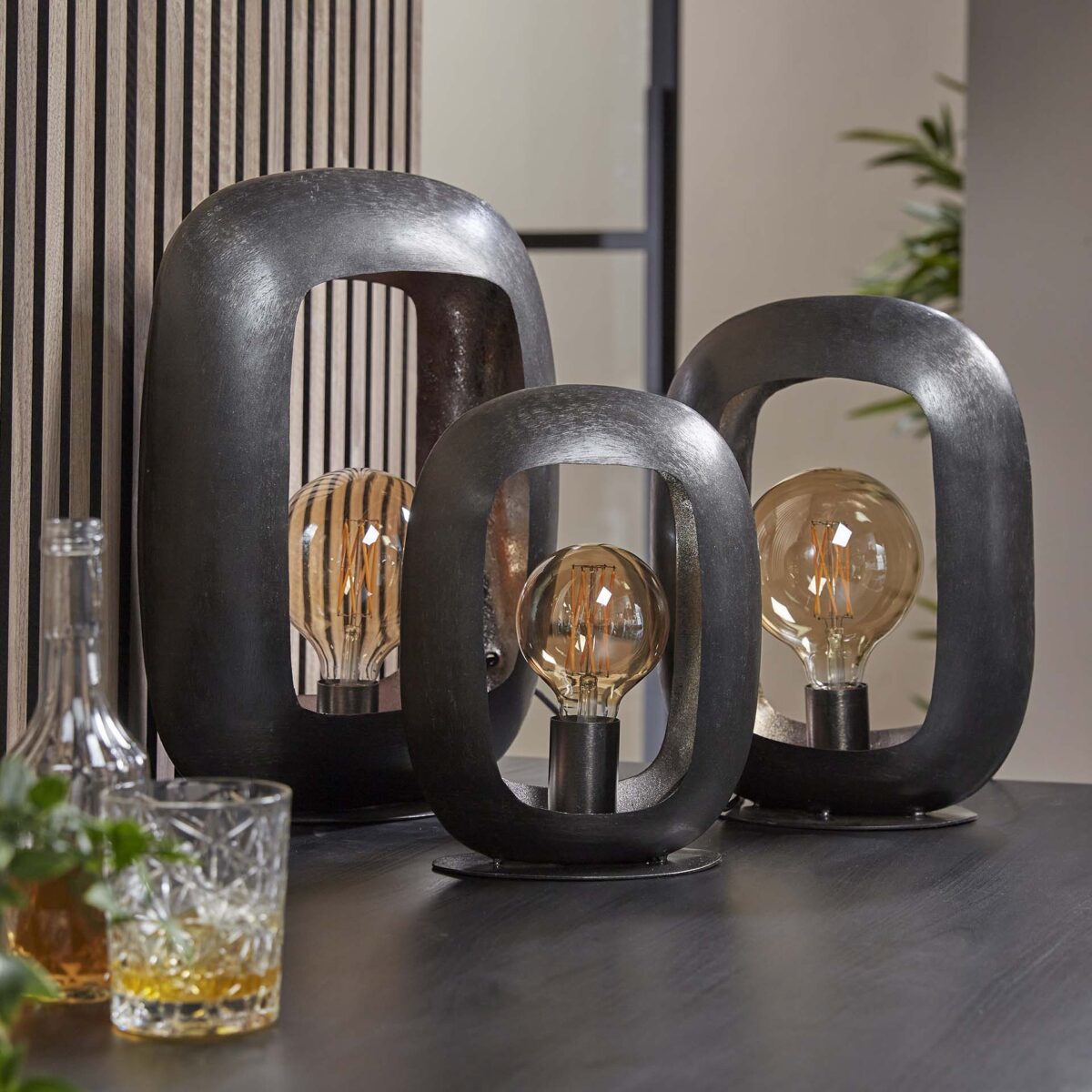 Lampe de table Arch L / Nickel noir – Image 4