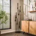 Lampadaire 7L getrapt tube / Arctic Noir – Image 2