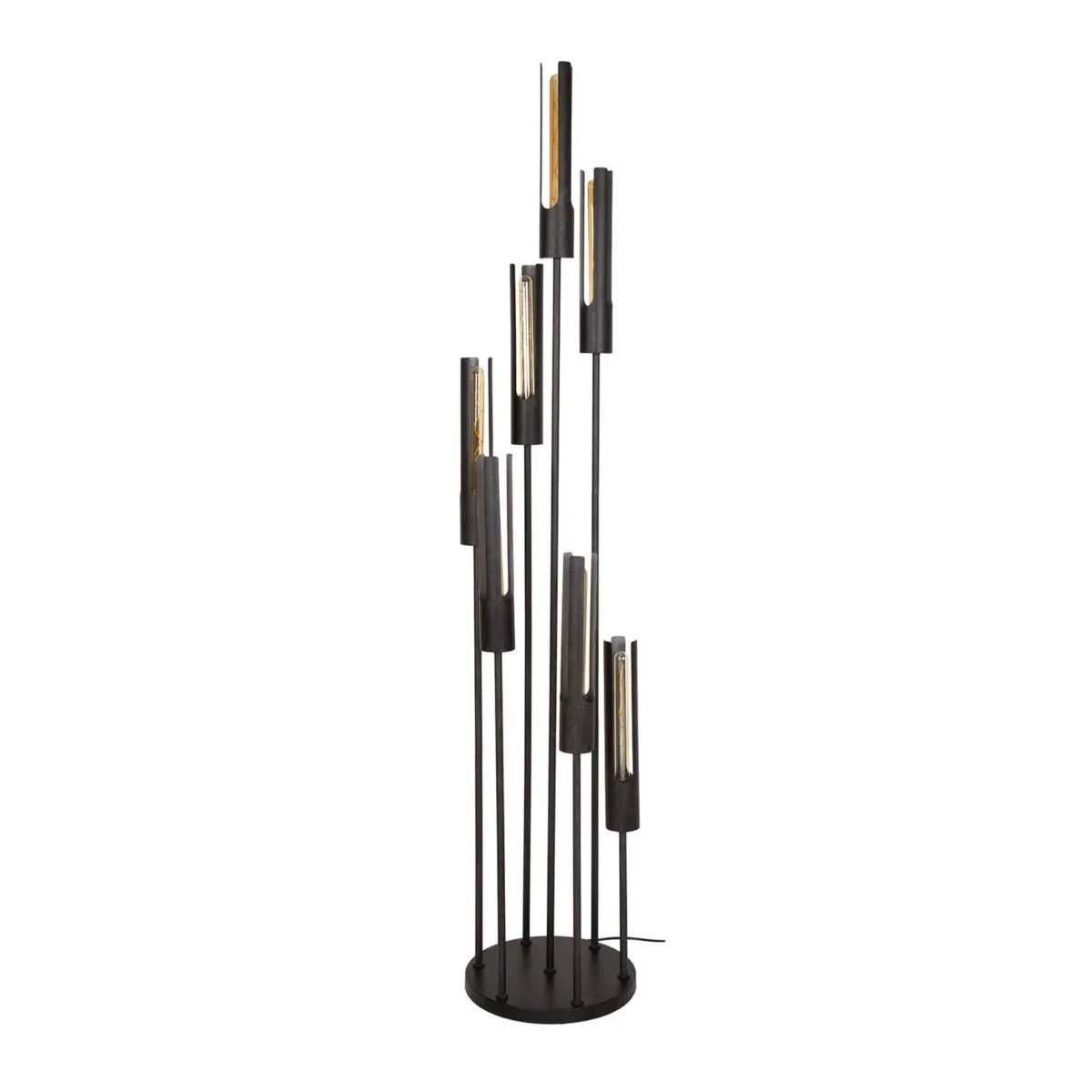 Lampadaire 7L getrapt tube / Arctic Noir – Image 3